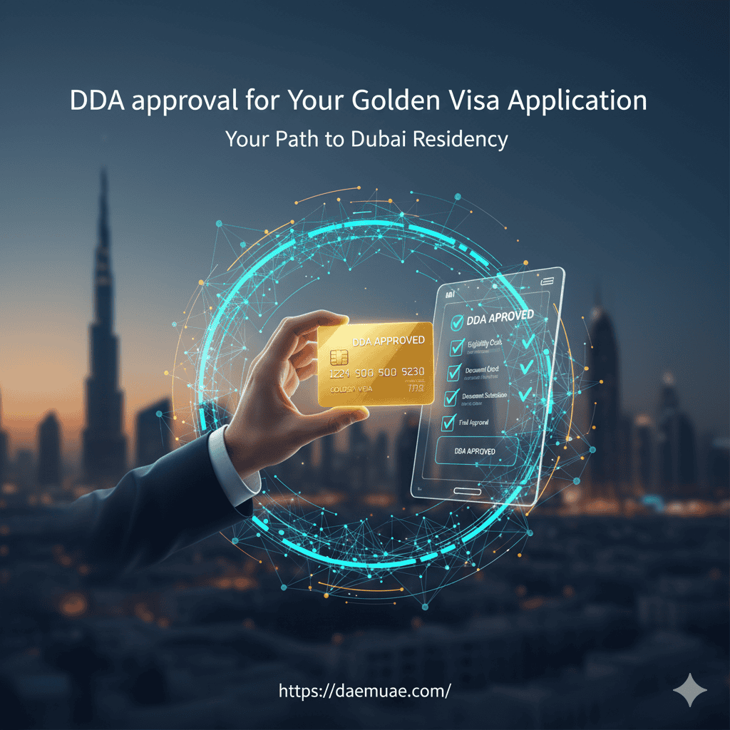 DDA approval for Your Golden Visa Application