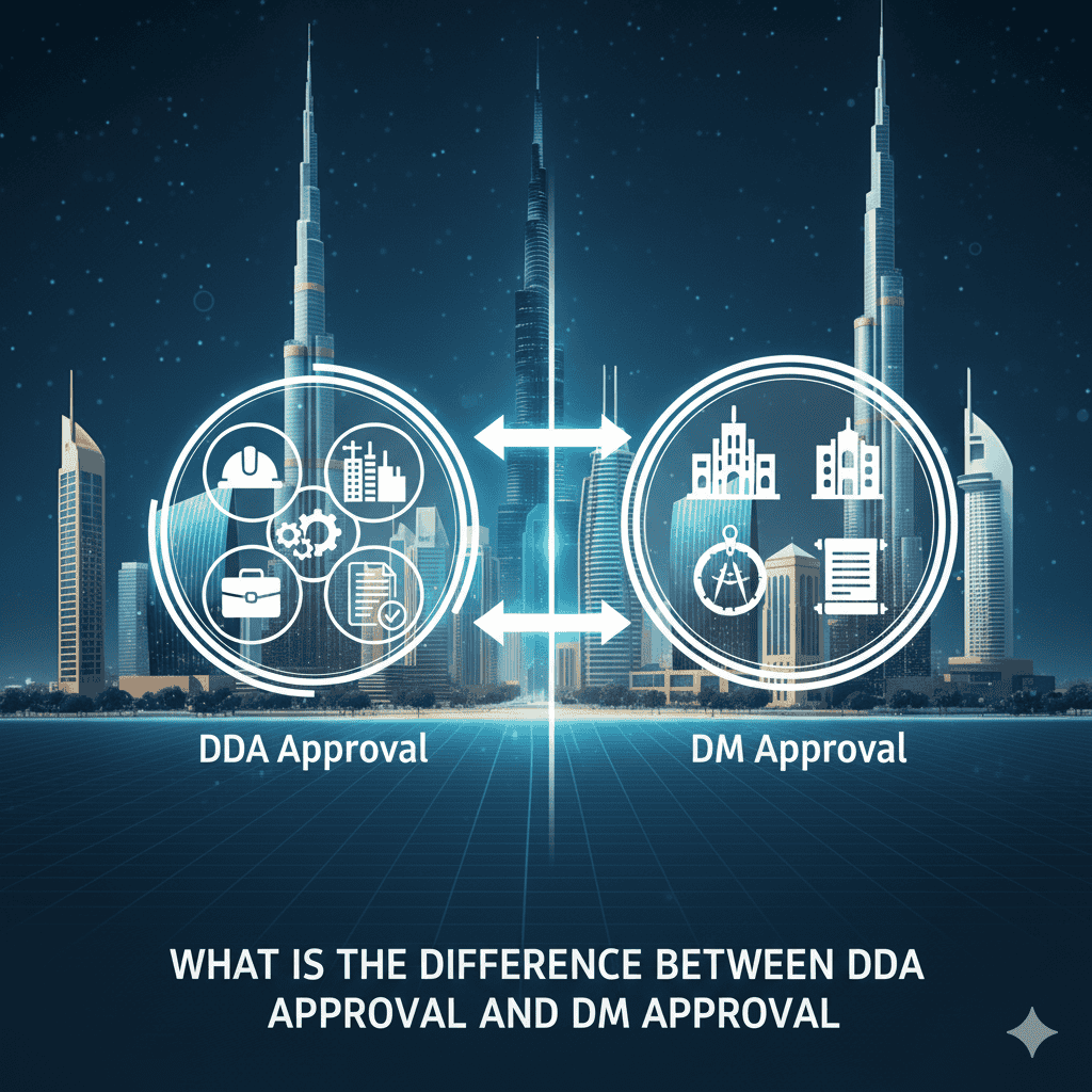 Difference Between DDA Approval and Dubai Municipality Approval
