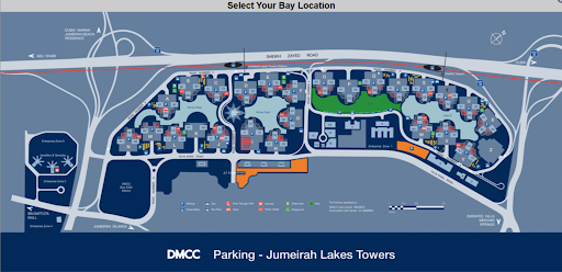 Jumaira lake towers parking map