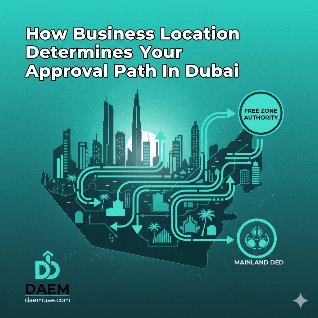 How your business location in Dubai affects the required approval process