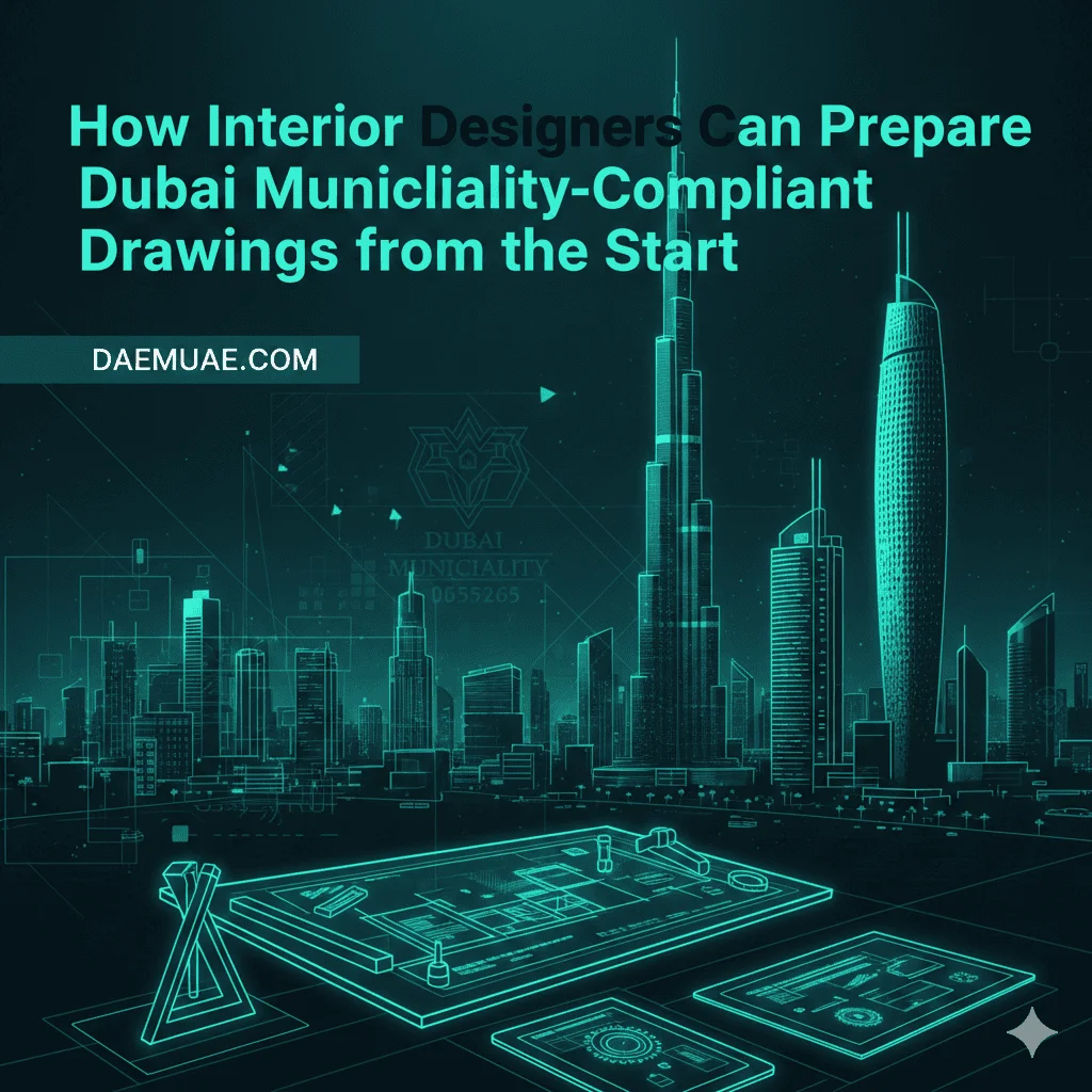 Creating Dubai Municipality–compliant drawings from the initial design stage