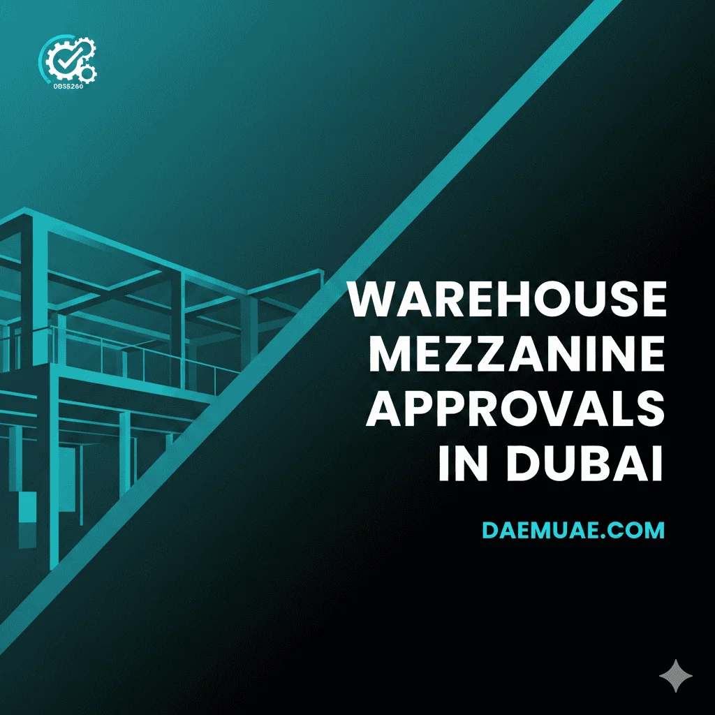 Dubai approval requirements for warehouse mezzanine construction